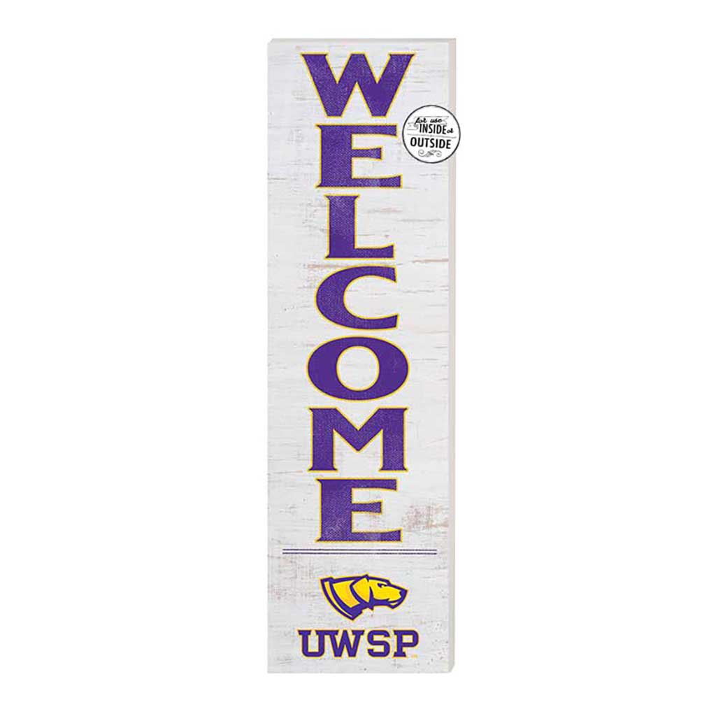 10x35 Indoor Outdoor Sign WELCOME University of Wisconsin Steven's Point Pointers