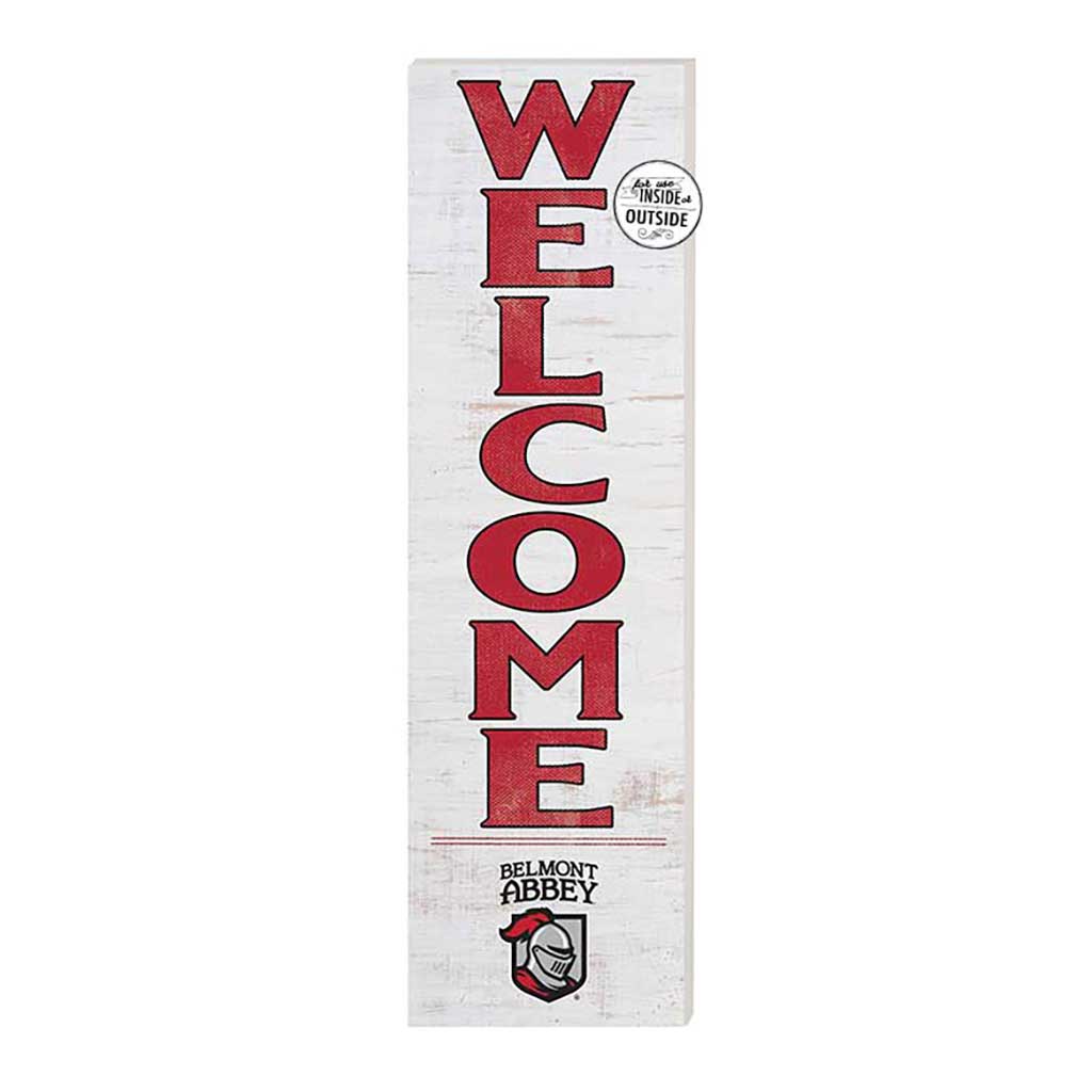 10x35 Indoor Outdoor Sign WELCOME Belmont Abbey College CRUSADERS