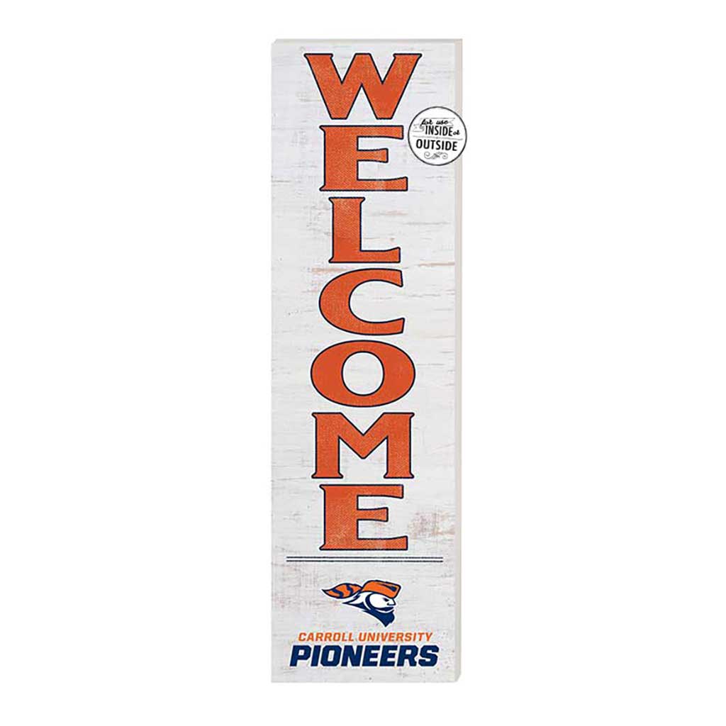 10x35 Indoor Outdoor Sign WELCOME Carroll University PIONEERS