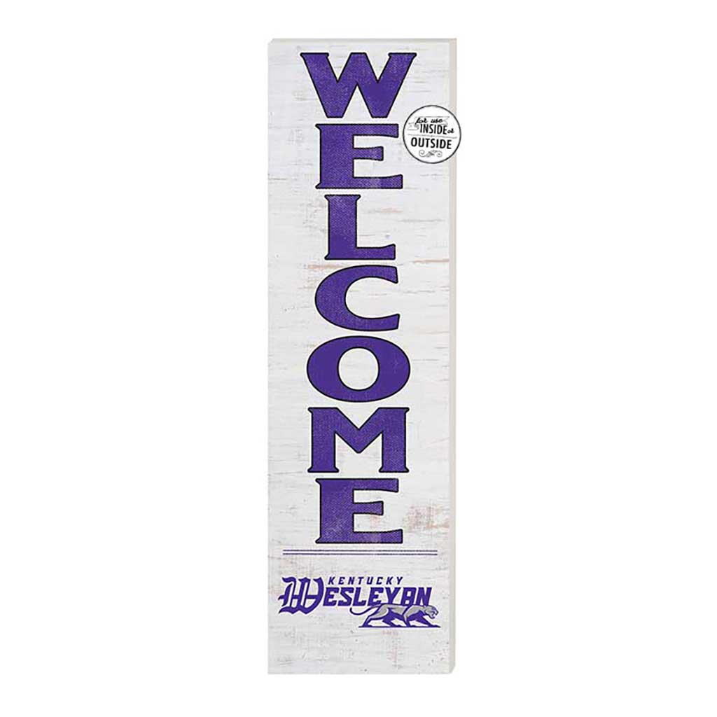 10x35 Indoor Outdoor Sign WELCOME Kentucky Wesleyan Panthers