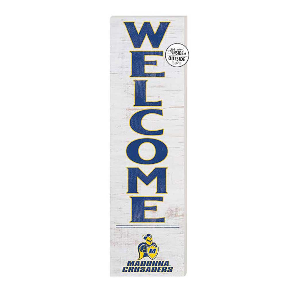 10x35 Indoor Outdoor Sign WELCOME Madonna University CRUSADERS