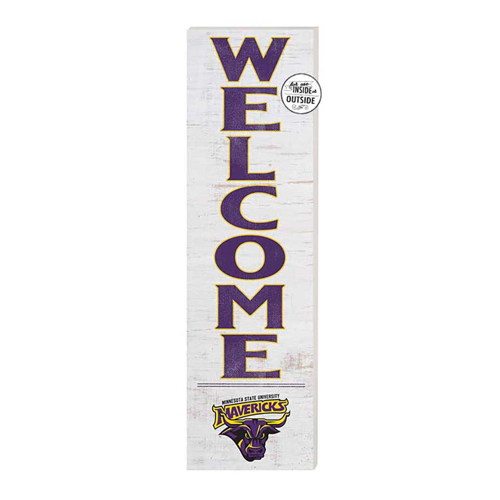 10x35 Indoor Outdoor Sign WELCOME Minnesota State - Mankato Mavericks