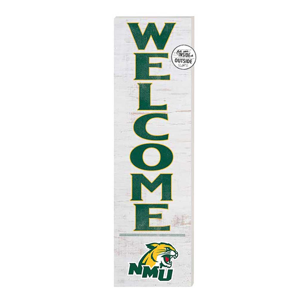 10x35 Indoor Outdoor Sign WELCOME Northern Michigan University Wildcats