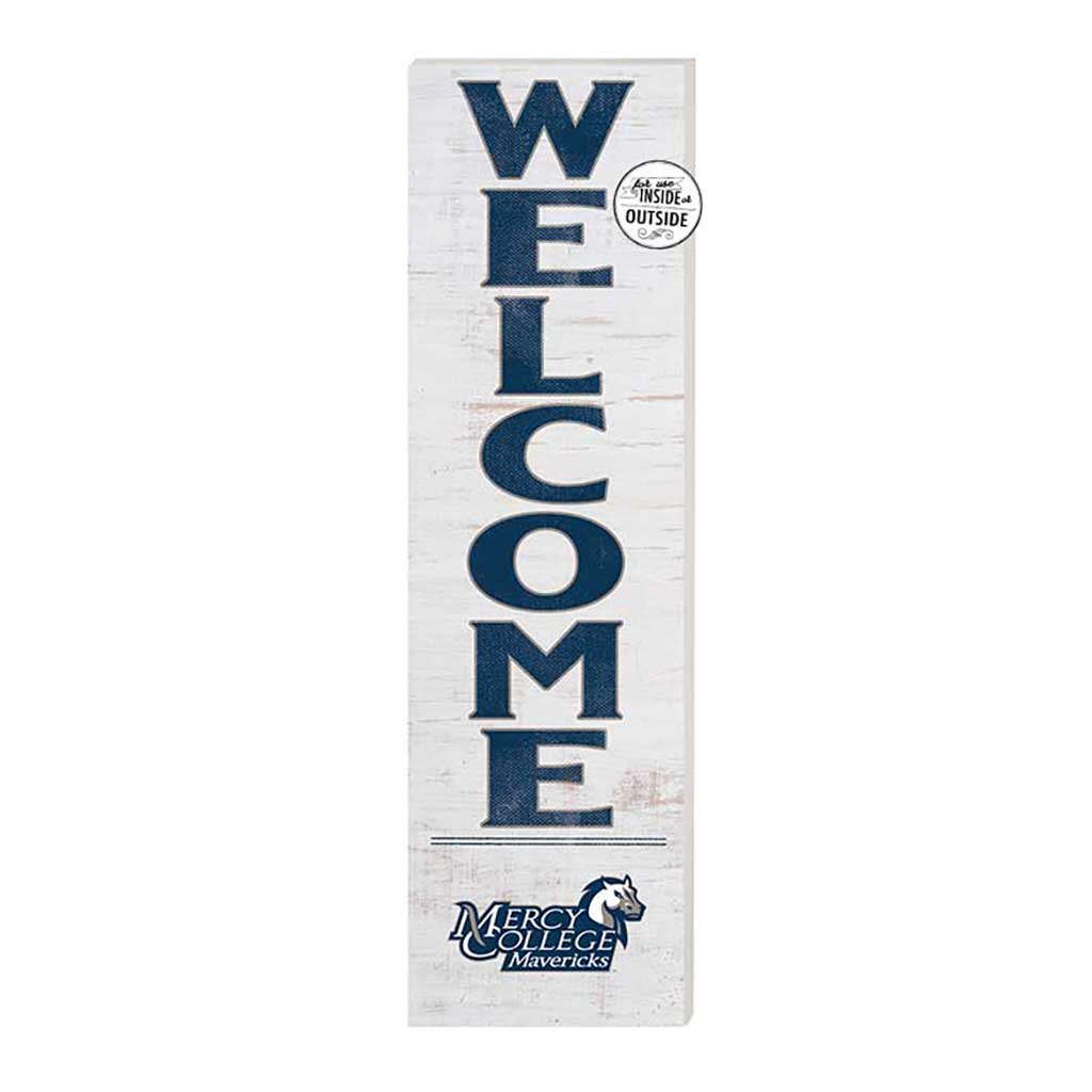 10x35 Indoor Outdoor Sign WELCOME Mercy College Mavericks