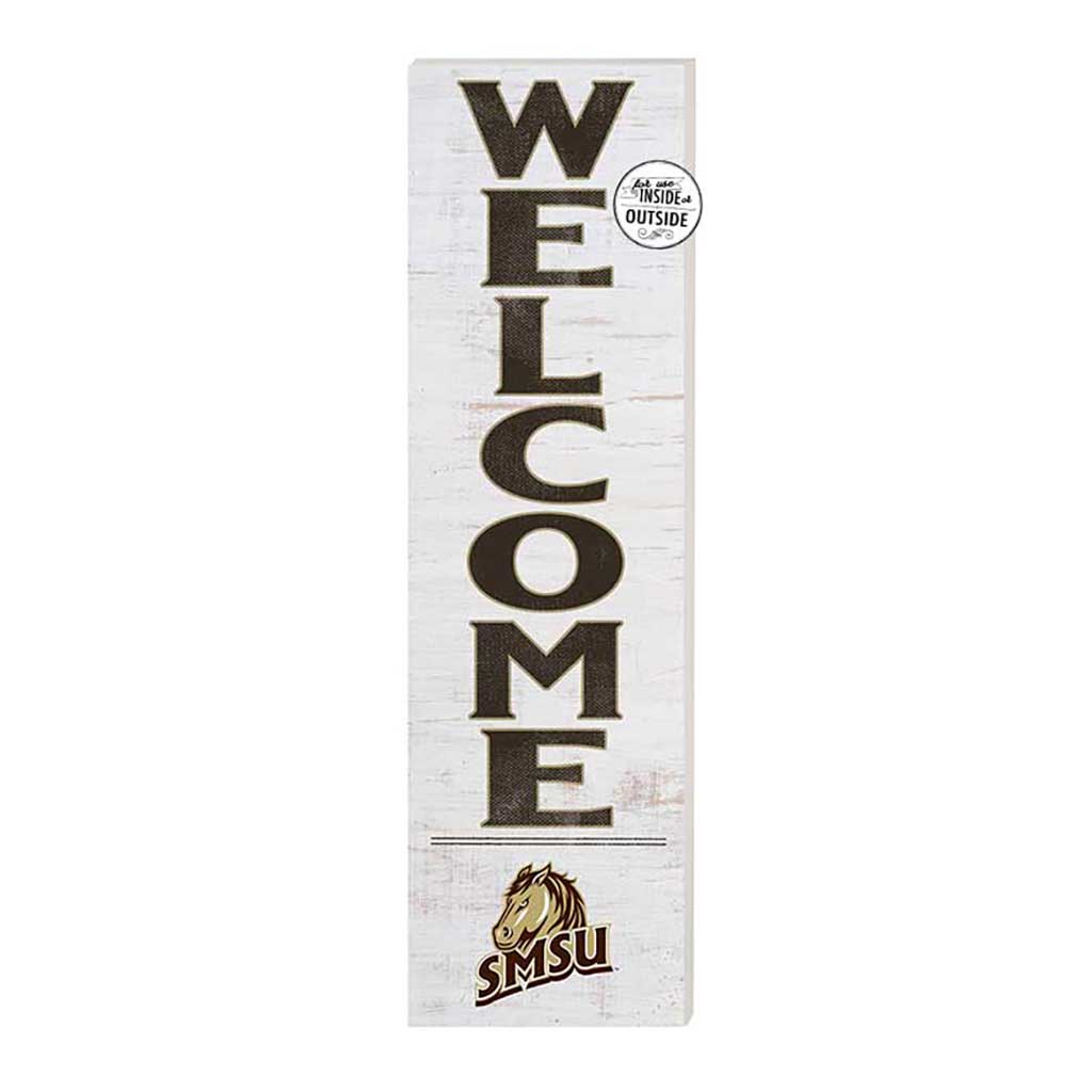 10x35 Indoor Outdoor Sign WELCOME Southwest Minnesota State University Mustangs