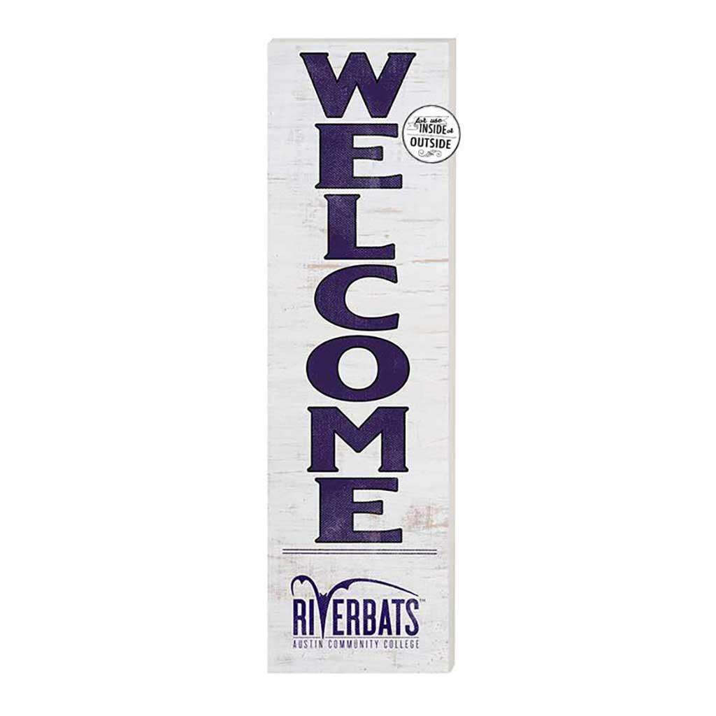 10x35 Indoor Outdoor Sign WELCOME Austin Community College Riverbats