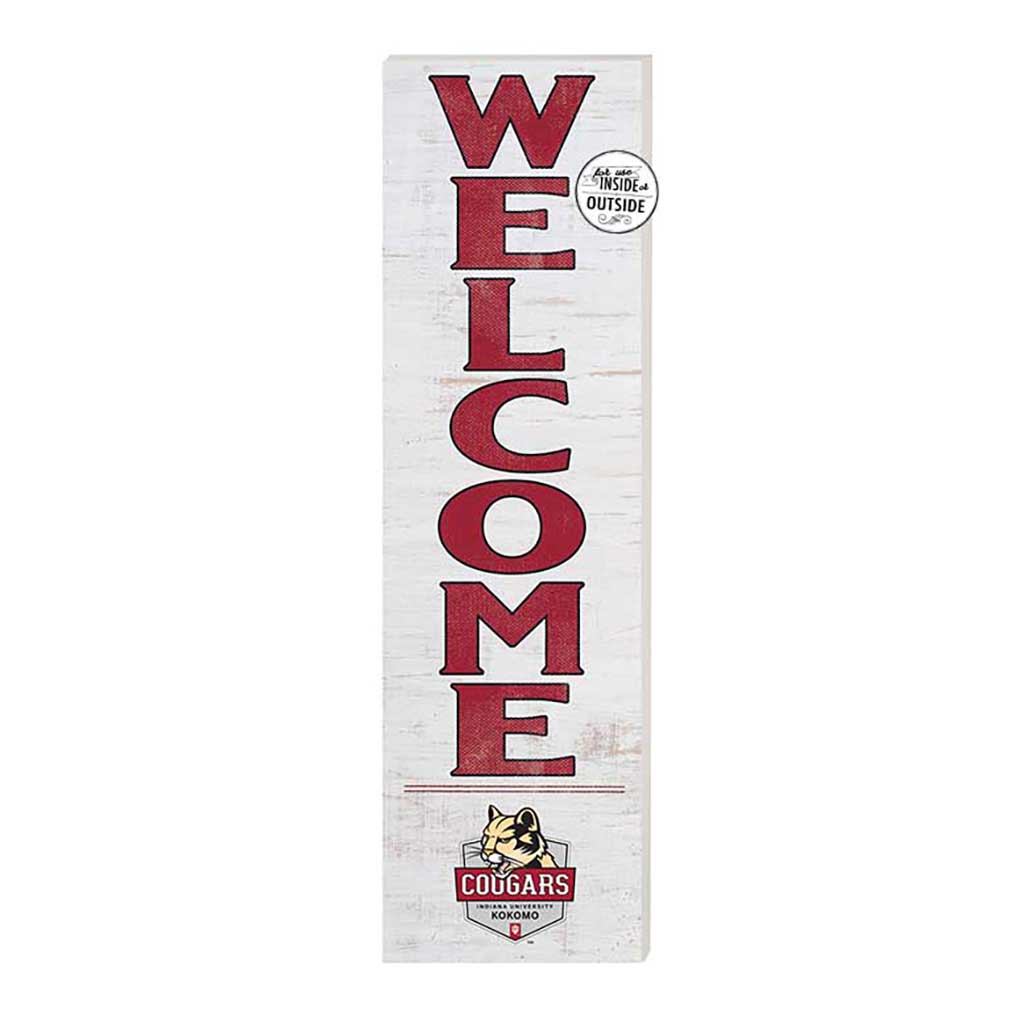 10x35 Indoor Outdoor Sign WELCOME Indiana University Kokomo Cougars