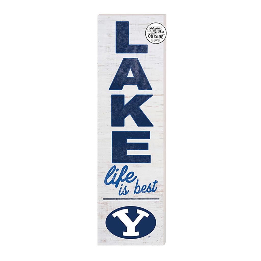 10x35 Indoor Outdoor Sign LAKE Life Brigham Young Cougars