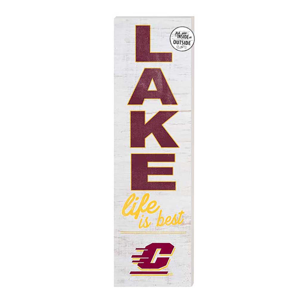 10x35 Indoor Outdoor Sign LAKE Life Central Michigan Chippewas