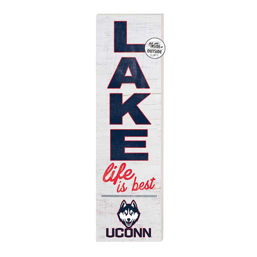 10x35 Indoor Outdoor Sign LAKE Life Connecticut Huskies