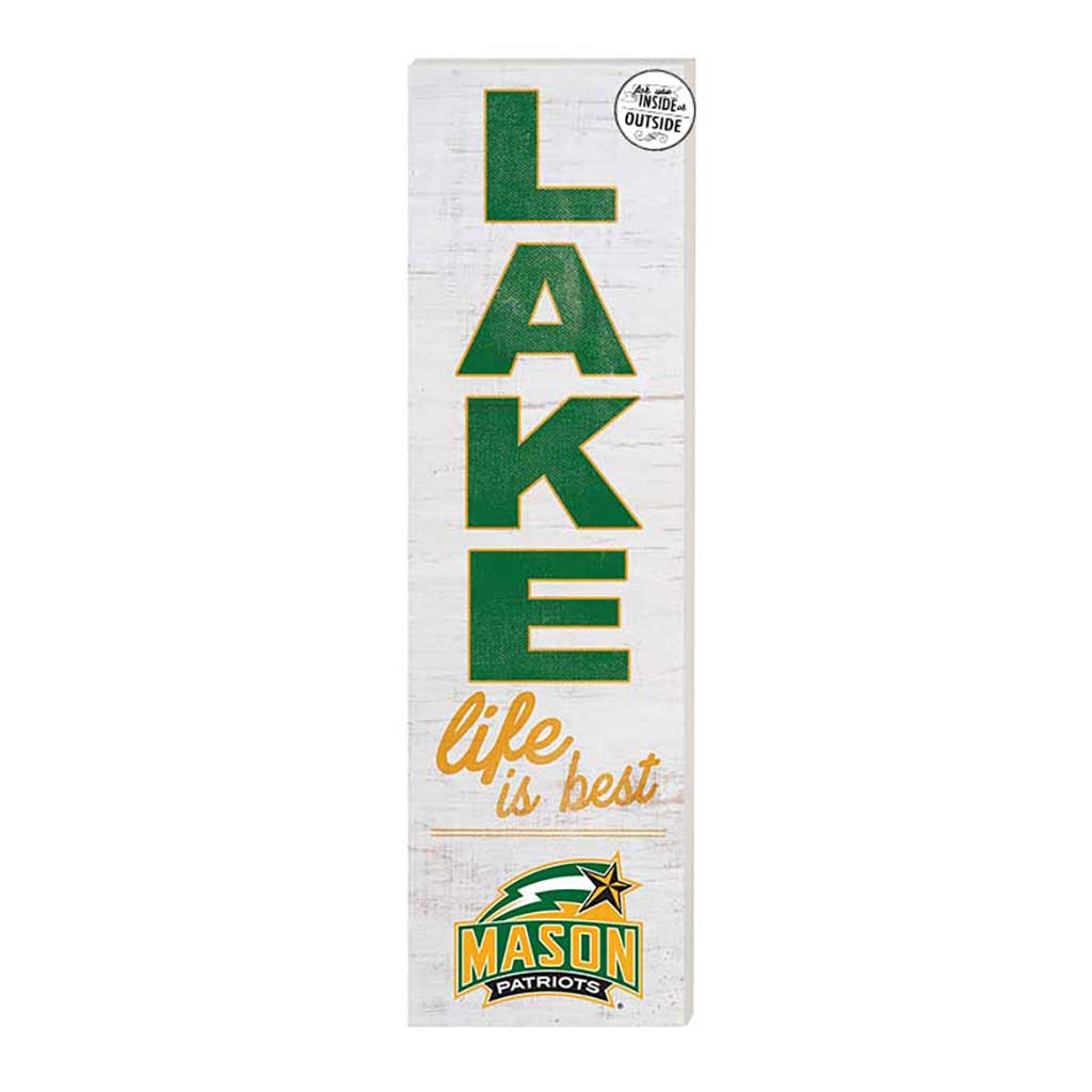 10x35 Indoor Outdoor Sign LAKE Life George Mason Patriots