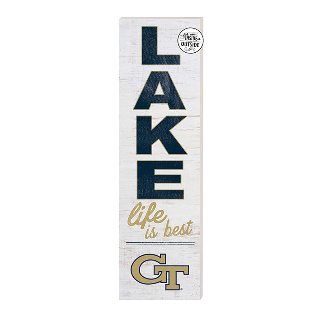 10x35 Indoor Outdoor Sign LAKE Life Georgia Tech Yellow Jackets