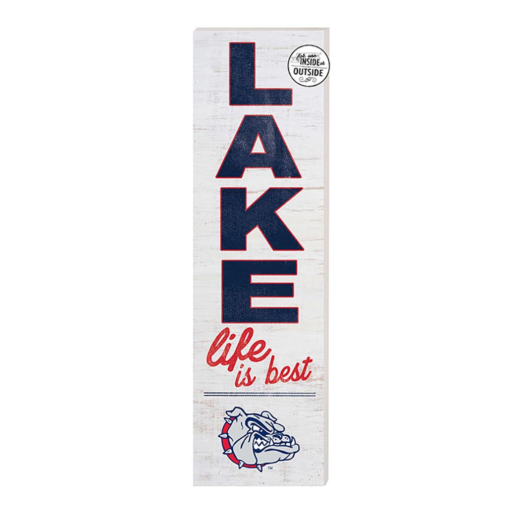 10x35 Indoor Outdoor Sign LAKE Life Gonzaga Bulldogs