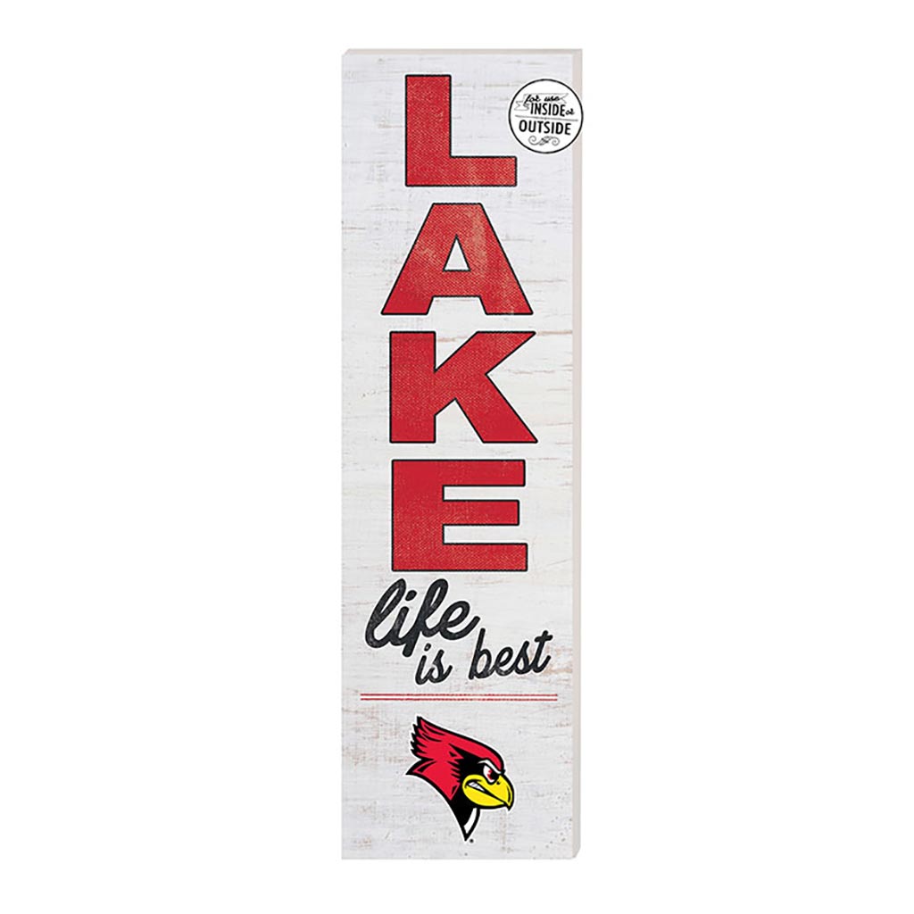 10x35 Indoor Outdoor Sign LAKE Life Illinois State Redbirds