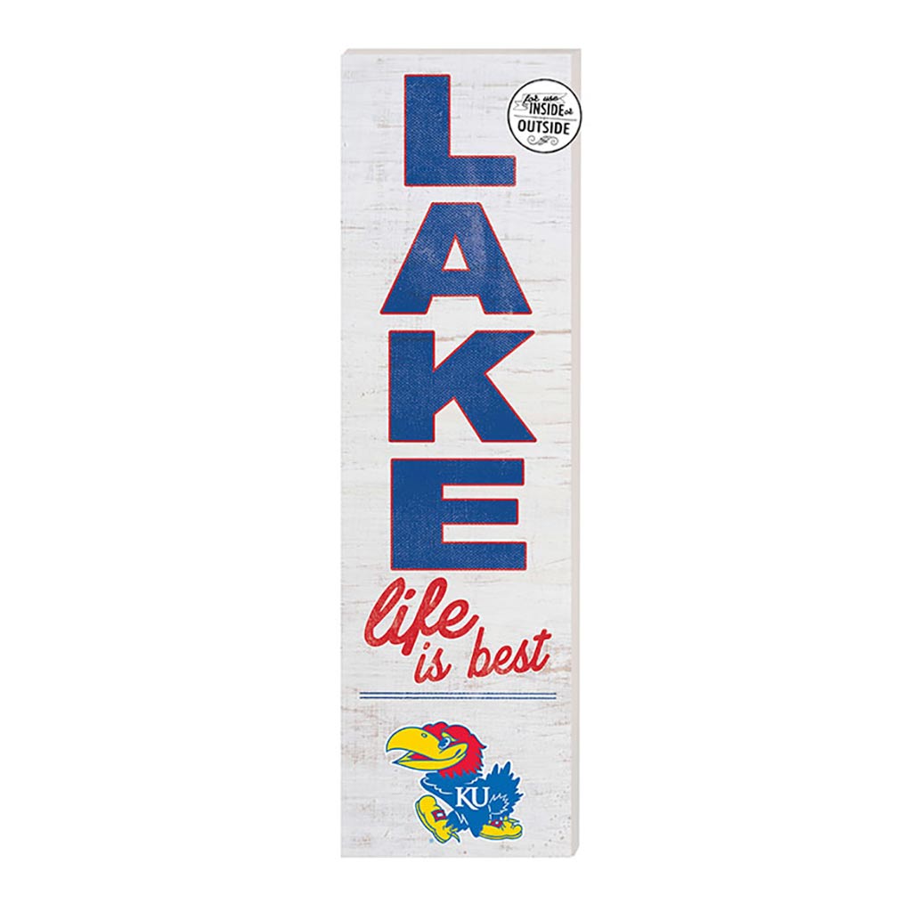 10x35 Indoor Outdoor Sign LAKE Life Kansas Jayhawks