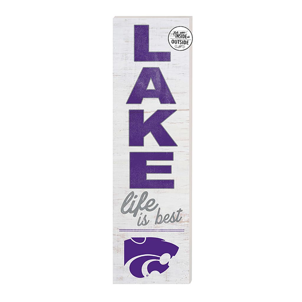 10x35 Indoor Outdoor Sign LAKE Life Kansas State Wildcats