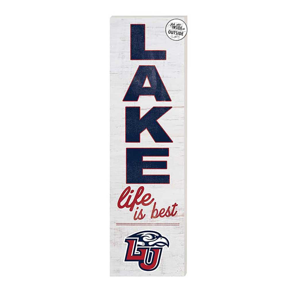 10x35 Indoor Outdoor Sign LAKE Life Liberty Flames