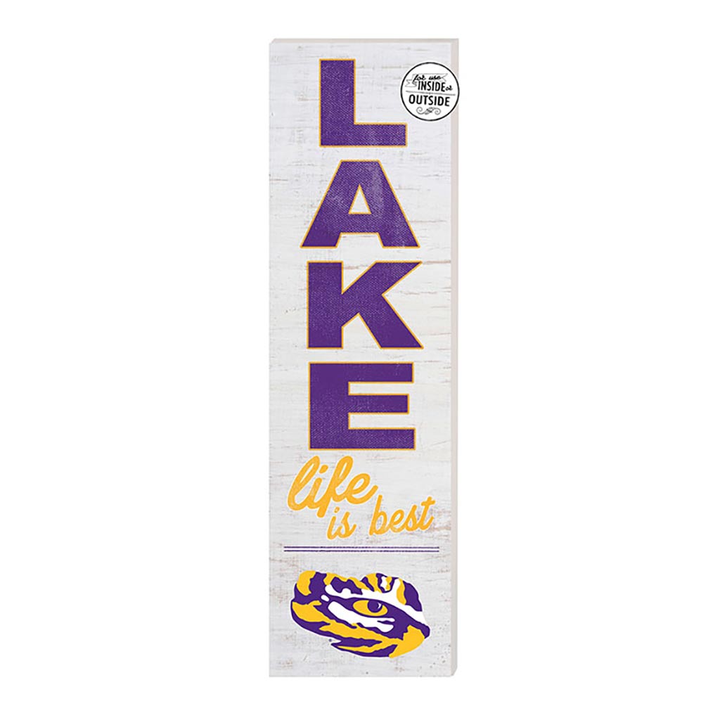 10x35 Indoor Outdoor Sign LAKE Life LSU Fighting Tigers