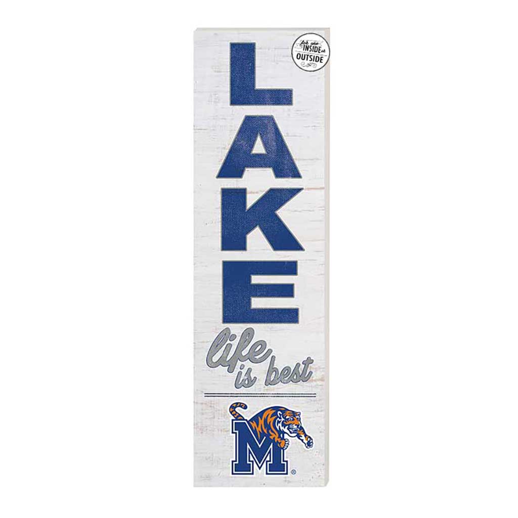 10x35 Indoor Outdoor Sign LAKE Life Memphis Tigers