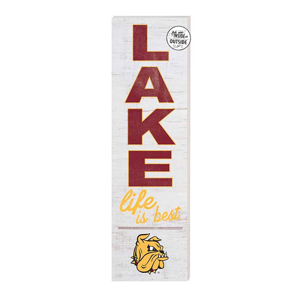 10x35 Indoor Outdoor Sign LAKE Life Minnesota (Duluth) Bulldogs