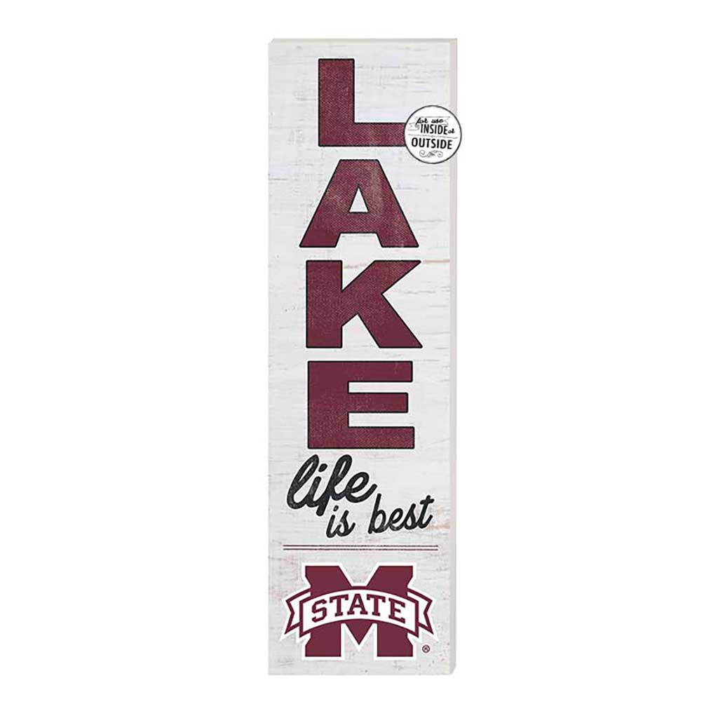10x35 Indoor Outdoor Sign LAKE Life Mississippi State Bulldogs