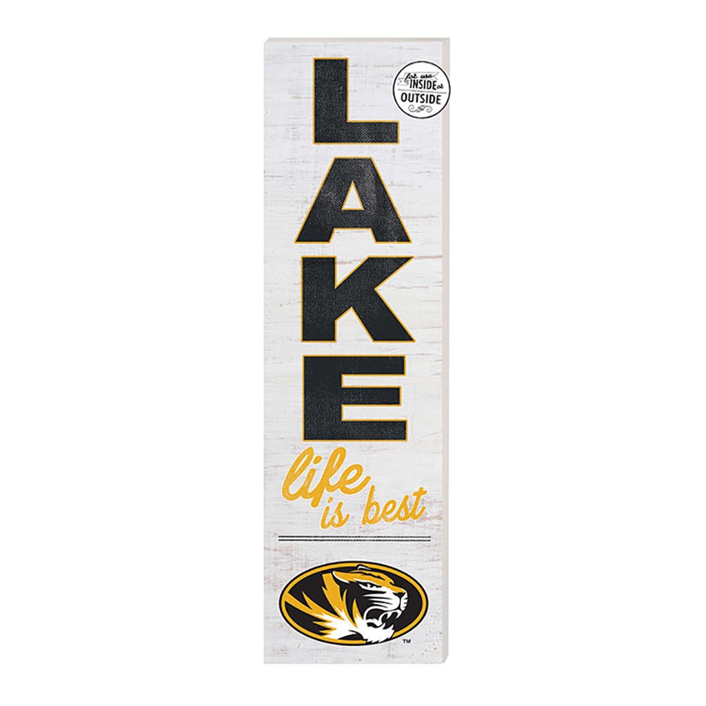 10x35 Indoor Outdoor Sign LAKE Life Missouri Tigers