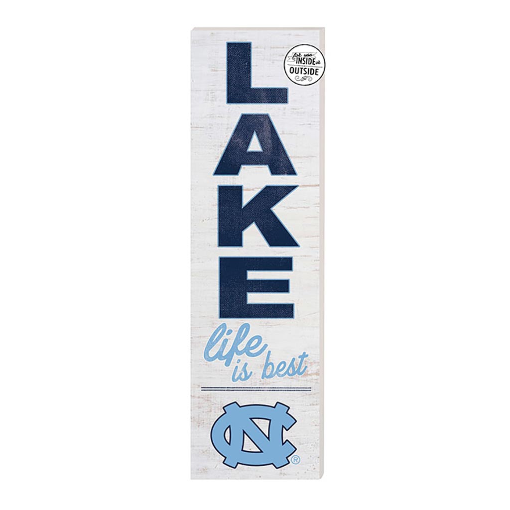 10x35 Indoor Outdoor Sign LAKE Life North Carolina (Chapel Hill) Tar Heels