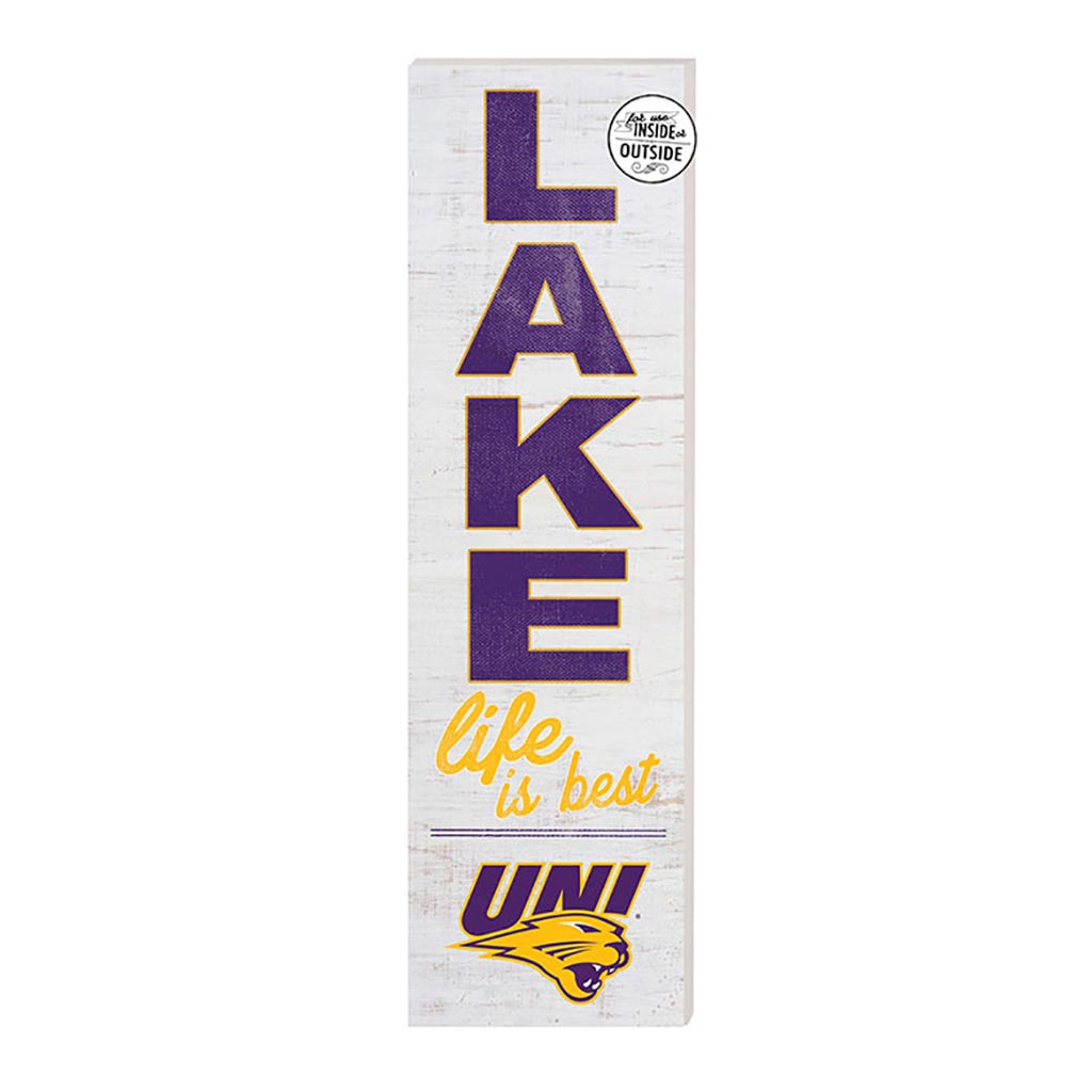 10x35 Indoor Outdoor Sign LAKE Life Northern Iowa Panthers