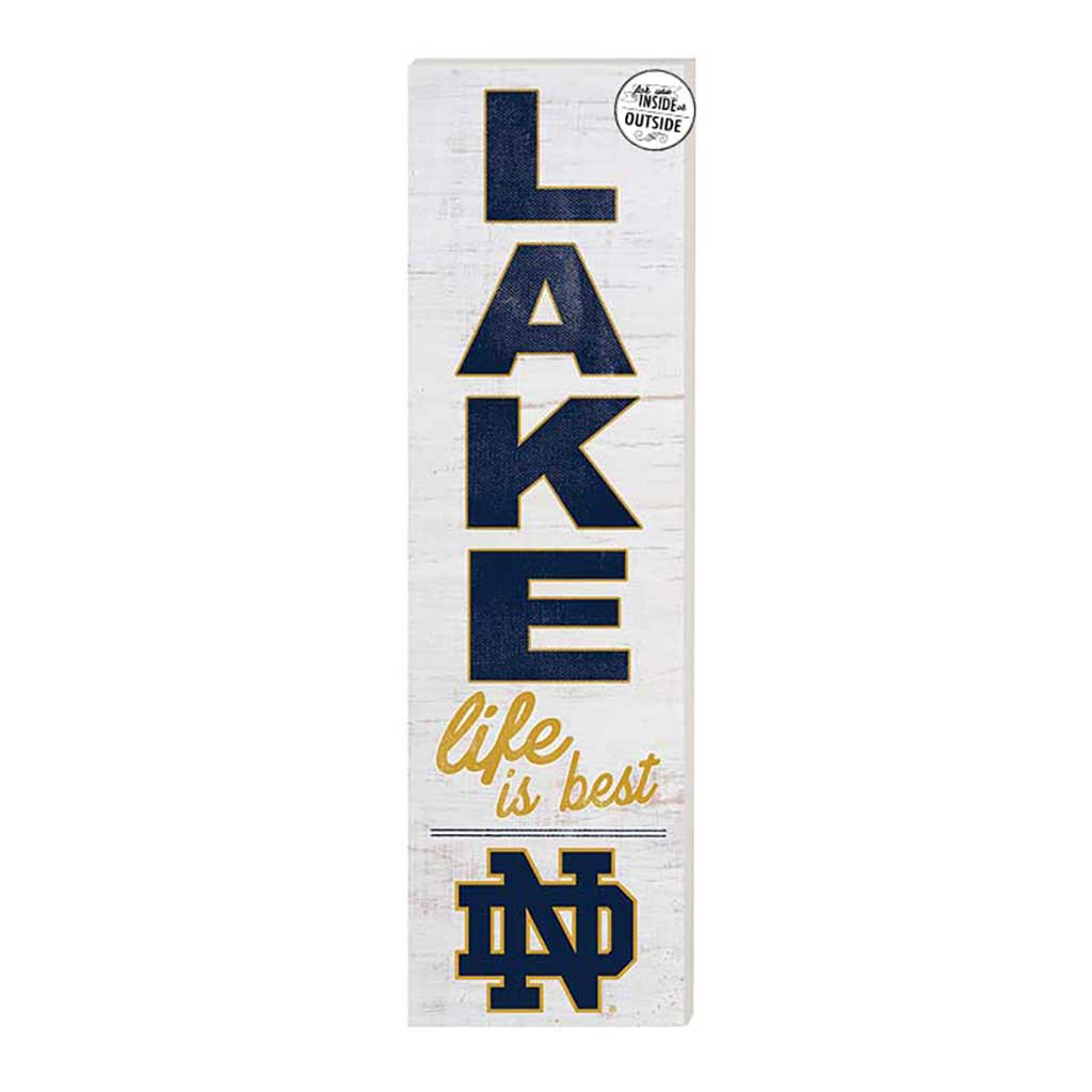 10x35 Indoor Outdoor Sign LAKE Life Notre Dame Fighting Irish