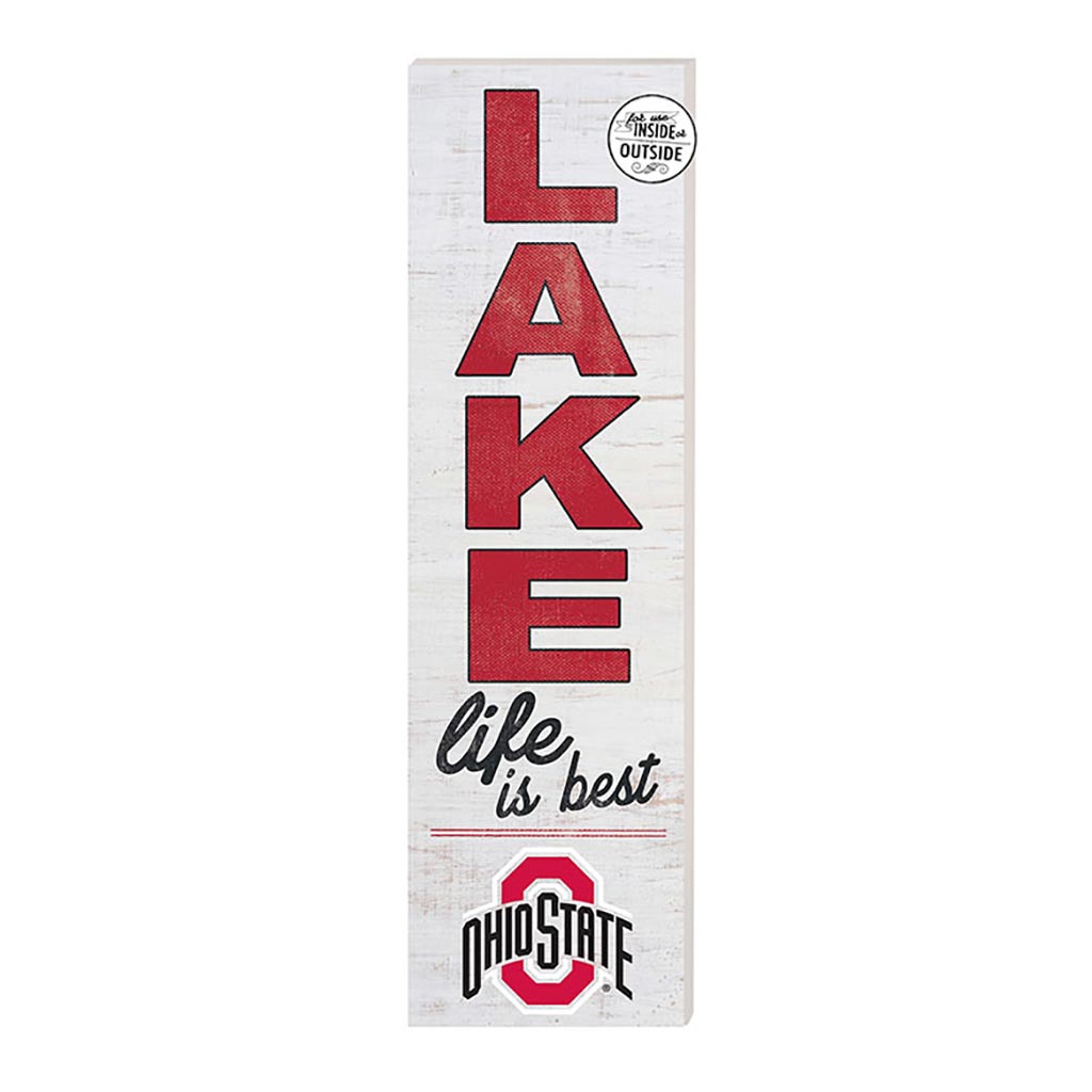 10x35 Indoor Outdoor Sign LAKE Life Ohio State Buckeyes