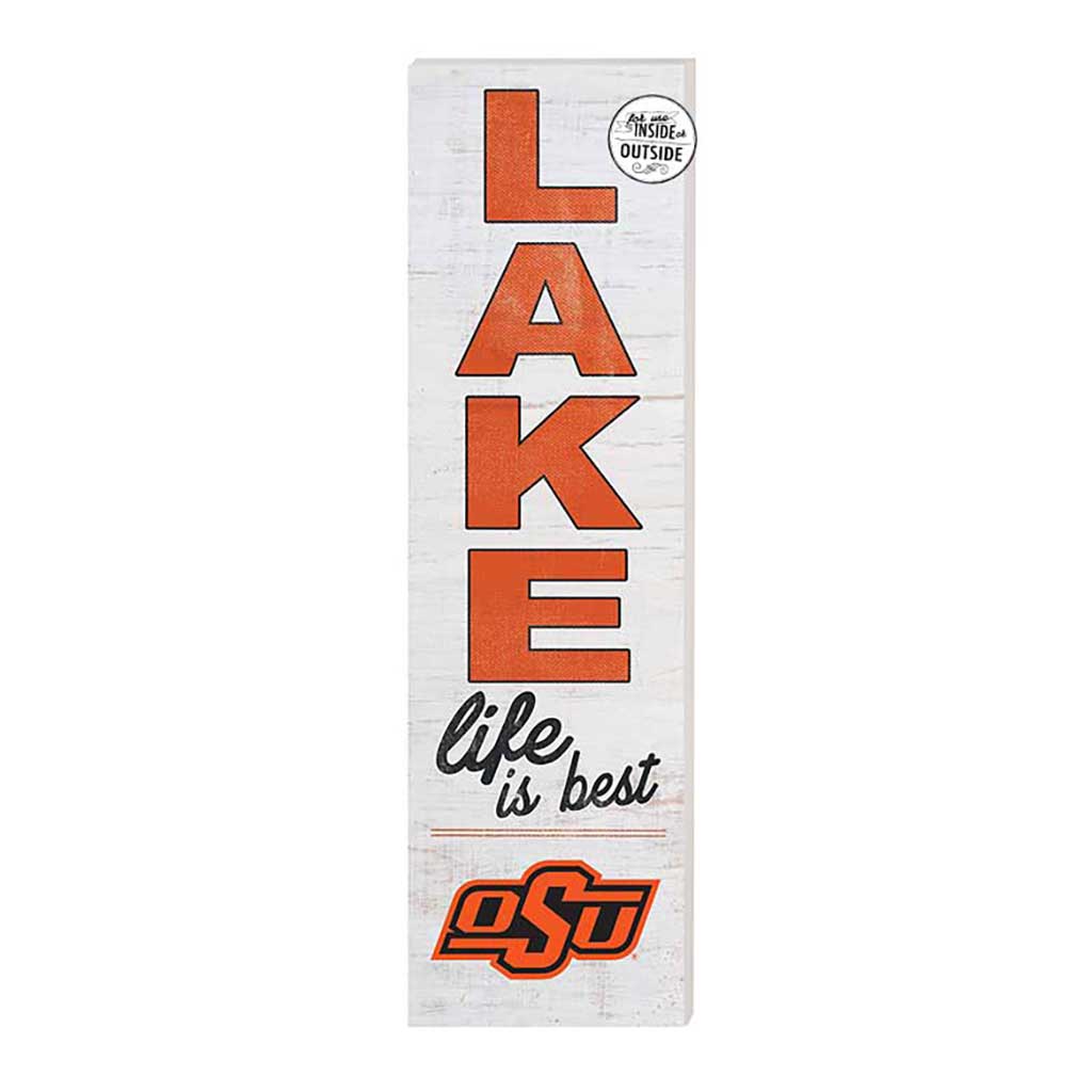 10x35 Indoor Outdoor Sign LAKE Life Oklahoma State Cowboys