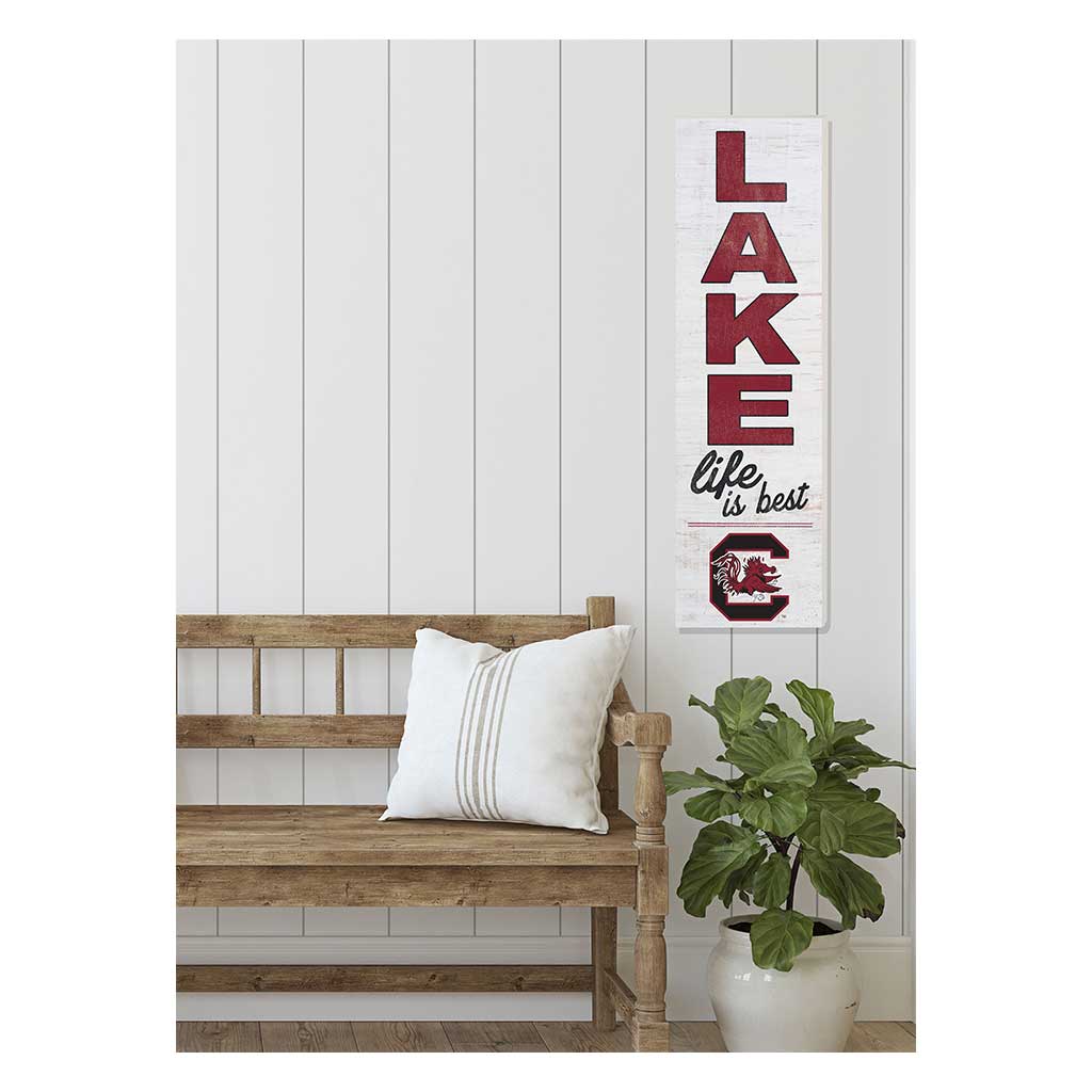 10x35 Indoor Outdoor Sign LAKE Life South Carolina Gamecocks