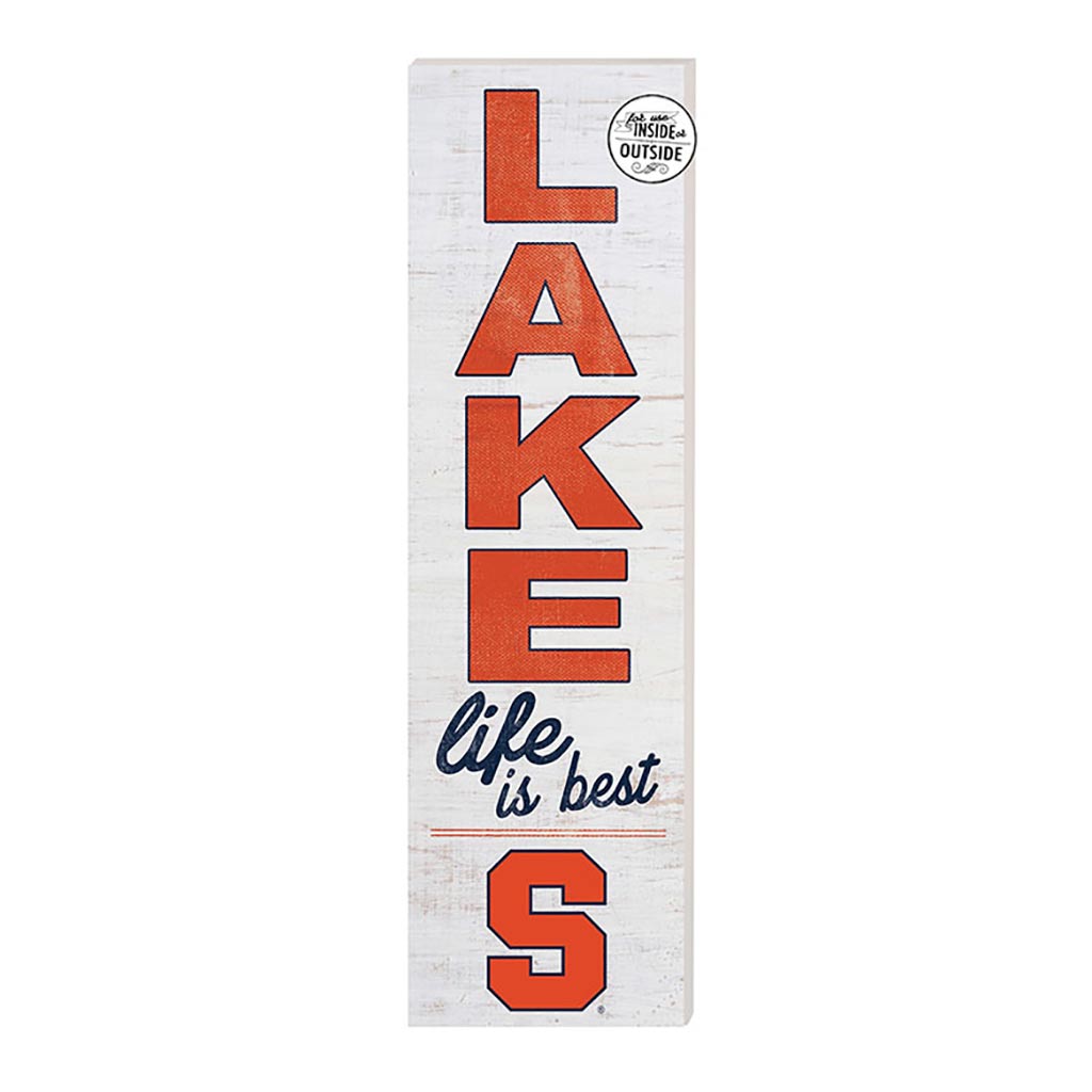 10x35 Indoor Outdoor Sign LAKE Life Syracuse Orange