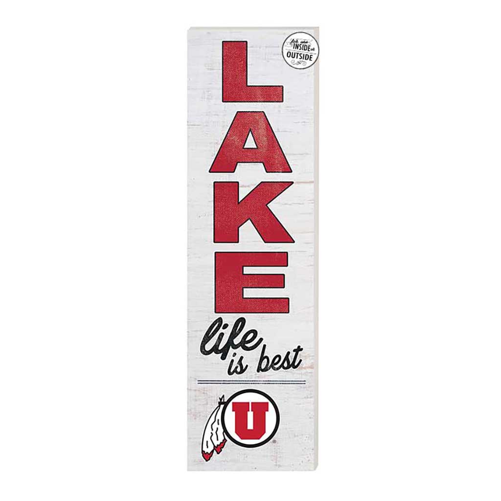 10x35 Indoor Outdoor Sign LAKE Life Utah Running Utes