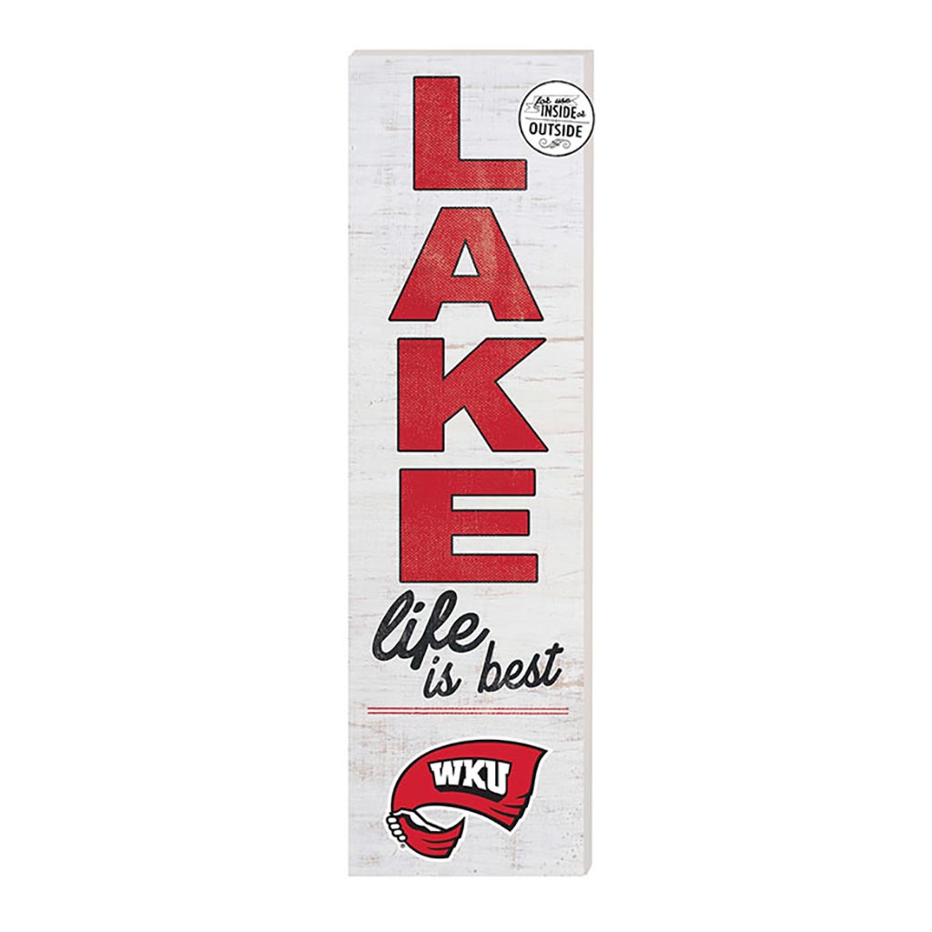 10x35 Indoor Outdoor Sign LAKE Life Western Kentucky Hilltoppers