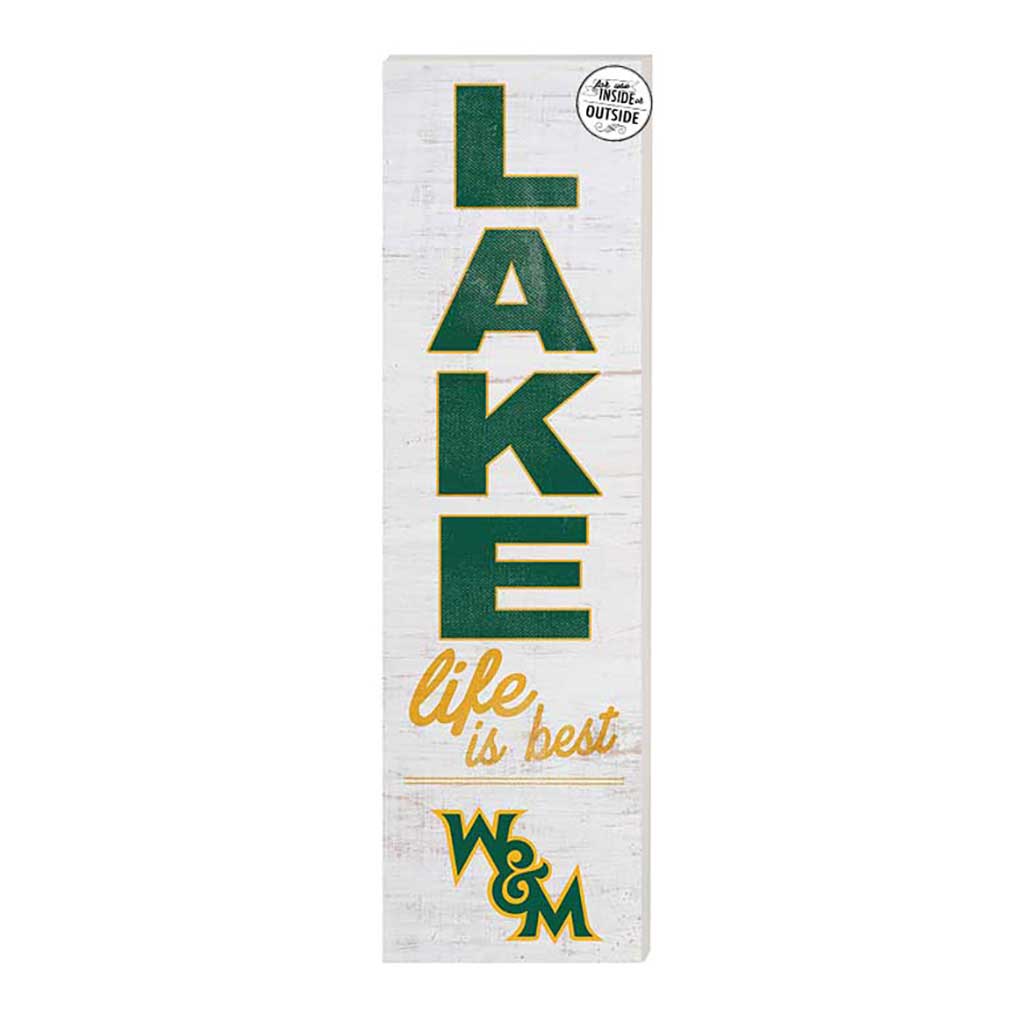 10x35 Indoor Outdoor Sign LAKE Life William and Mary Tribe