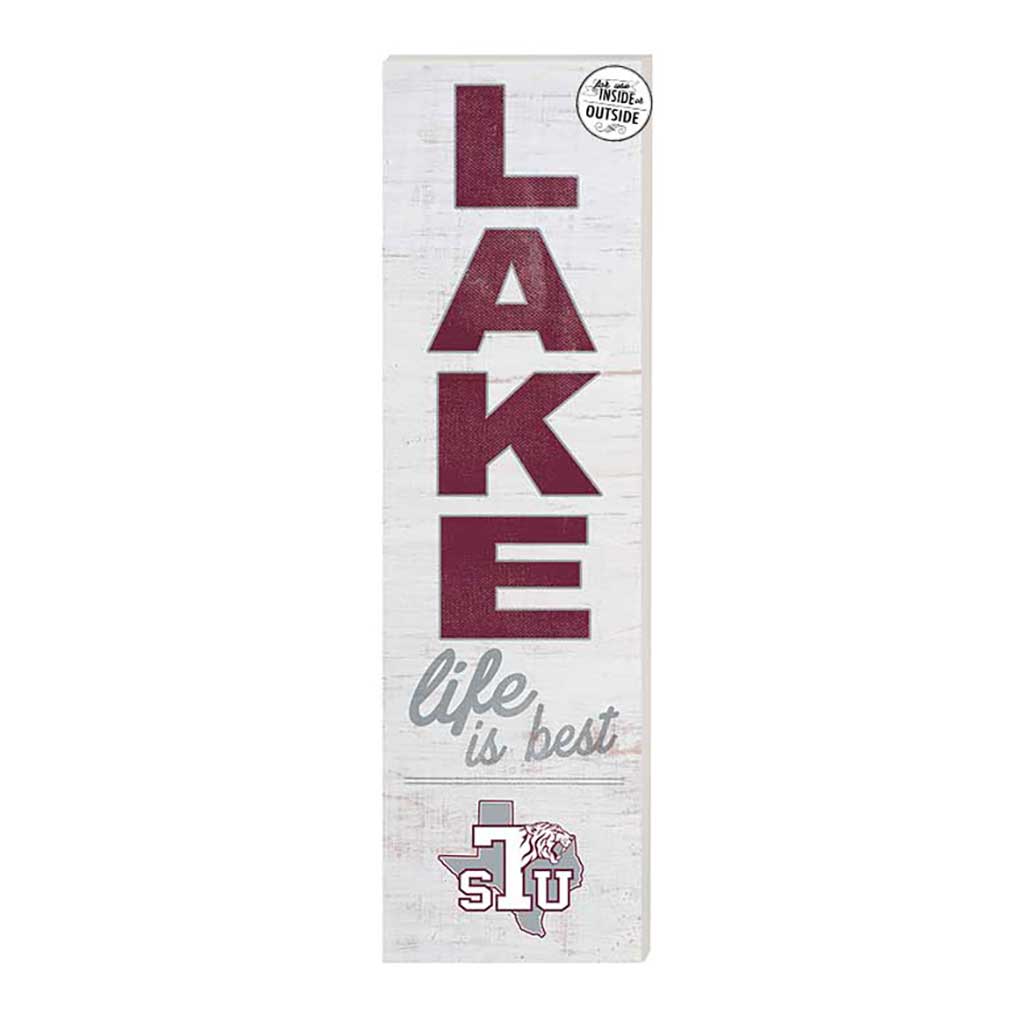 10x35 Indoor Outdoor Sign LAKE Life Texas Southern Tigers