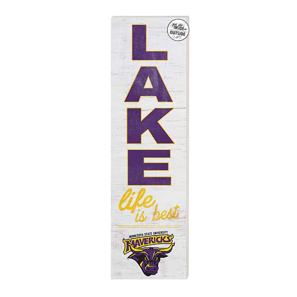 10x35 Indoor Outdoor Sign LAKE Life Minnesota State - Mankato Mavericks