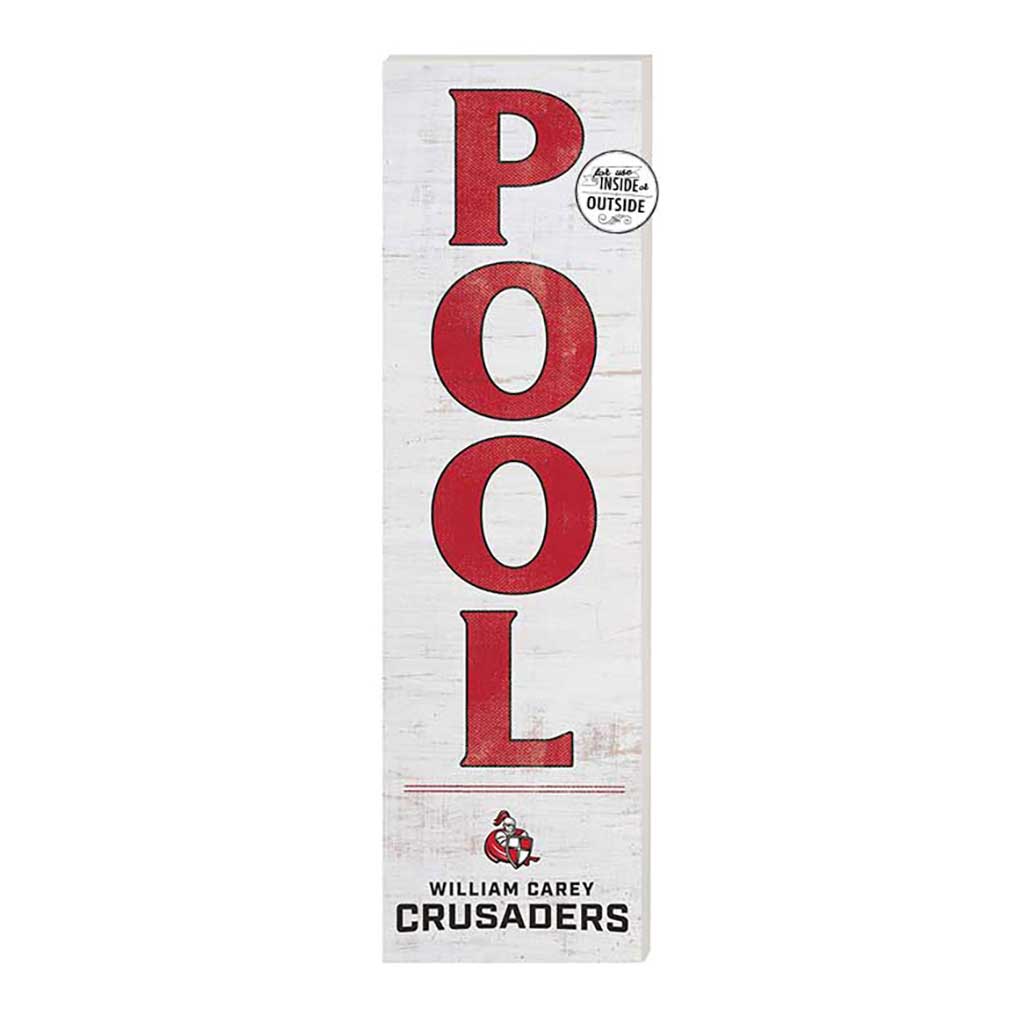 10x35 Indoor Outdoor Sign Pool William Carey University Crusaders