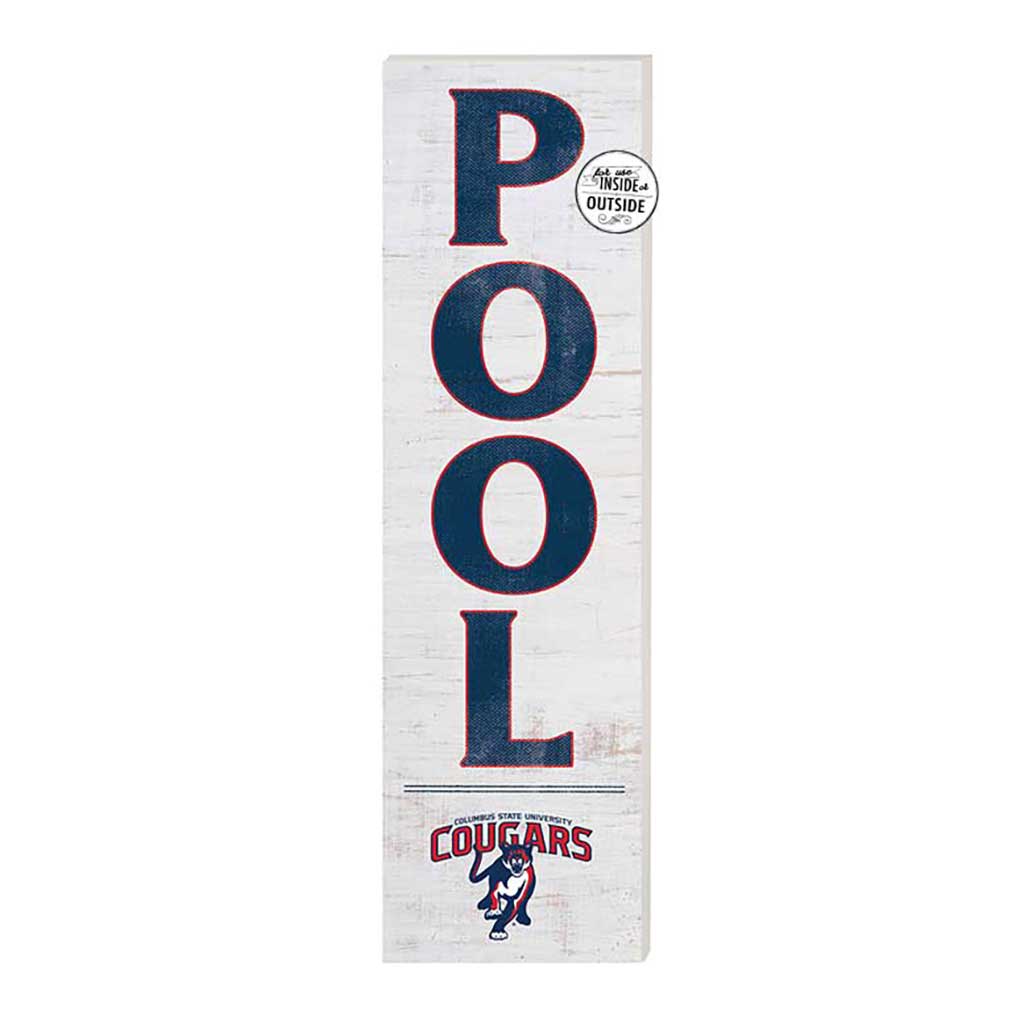 10x35 Indoor Outdoor Sign Pool Columbus State University Cougars