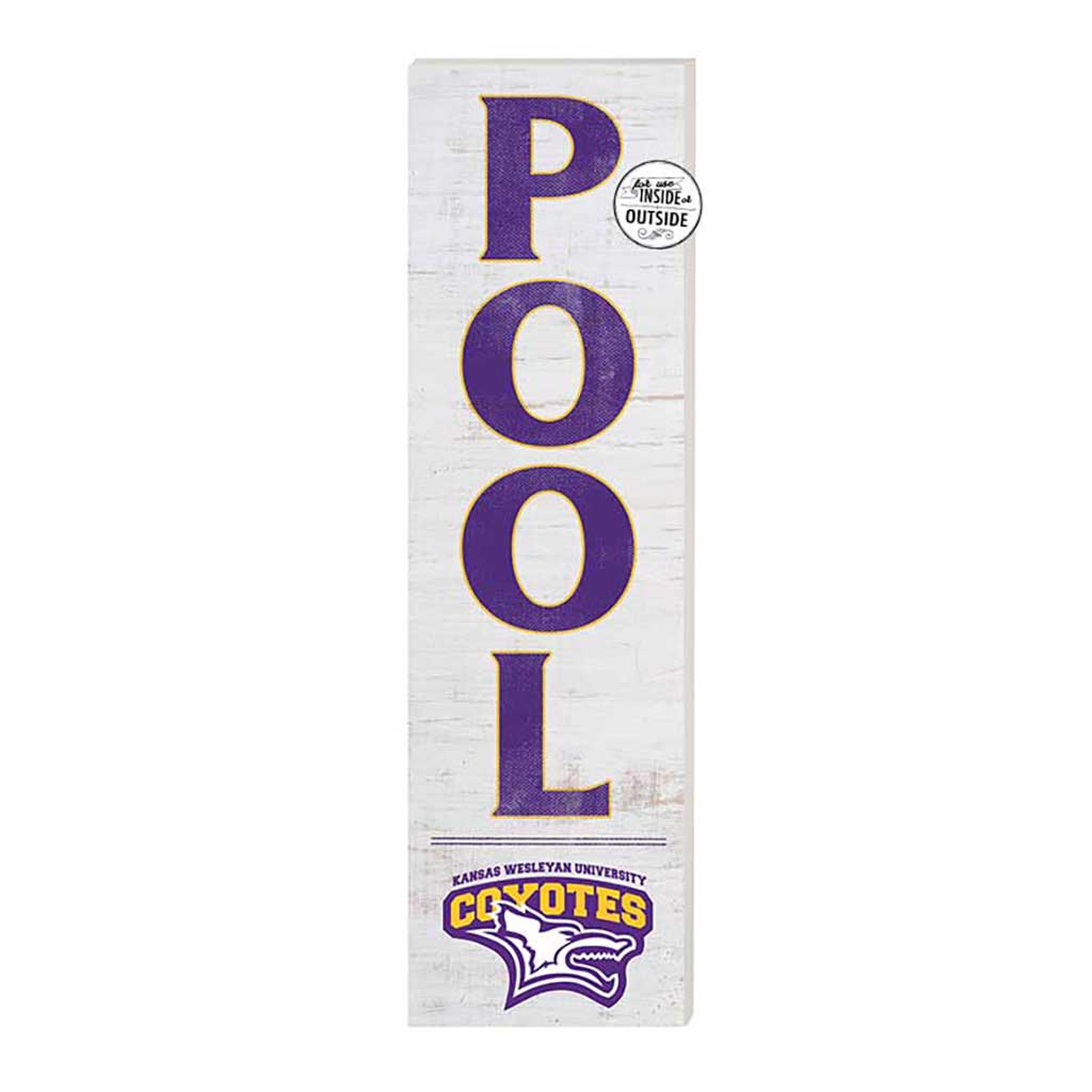 10x35 Indoor Outdoor Sign Pool Kansas Wesleyan Coyotes