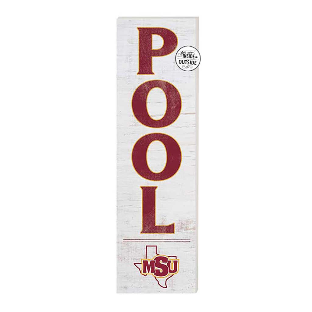 10x35 Indoor Outdoor Sign Pool Midwestern State Mustangs