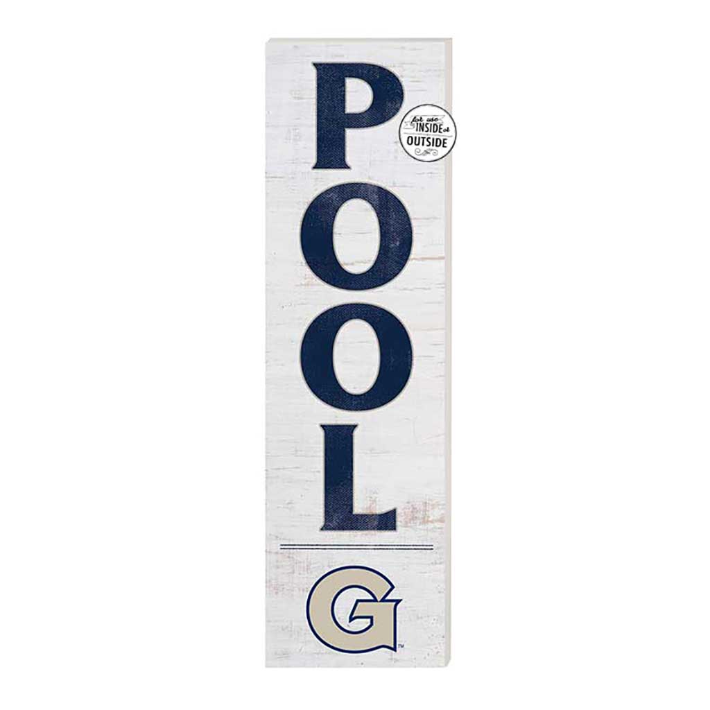 10x35 Indoor Outdoor Sign Pool Georgetown Hoyas