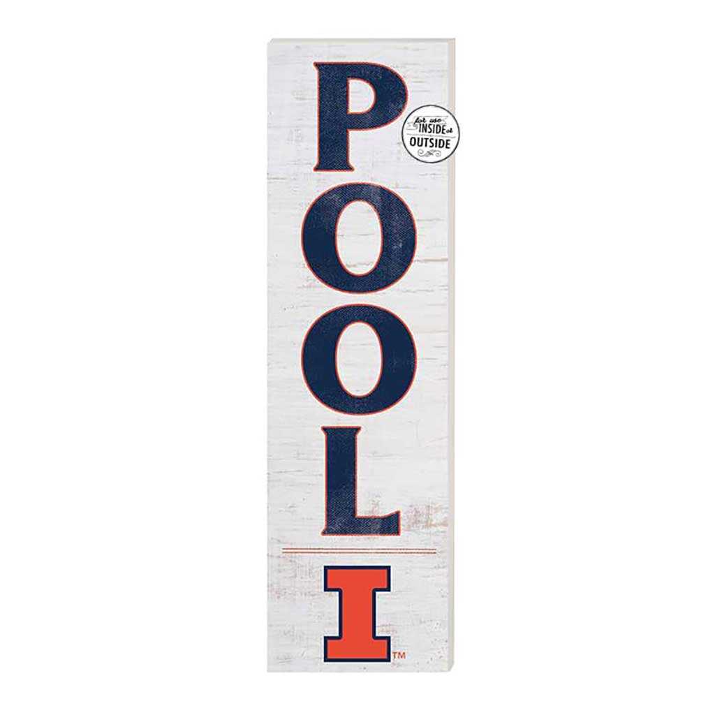 10x35 Indoor Outdoor Sign Pool Illinois Fighting Illini