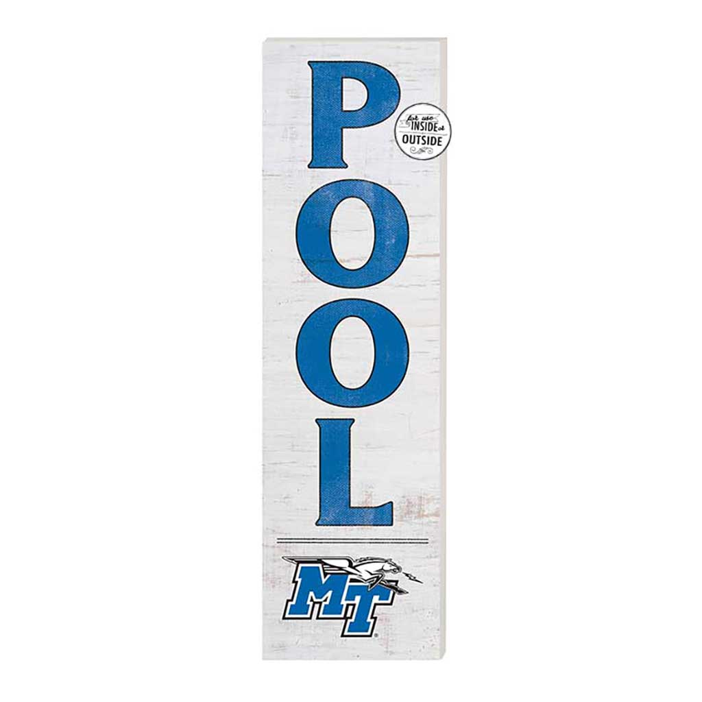 10x35 Indoor Outdoor Sign Pool Middle Tennessee State Blue Raiders