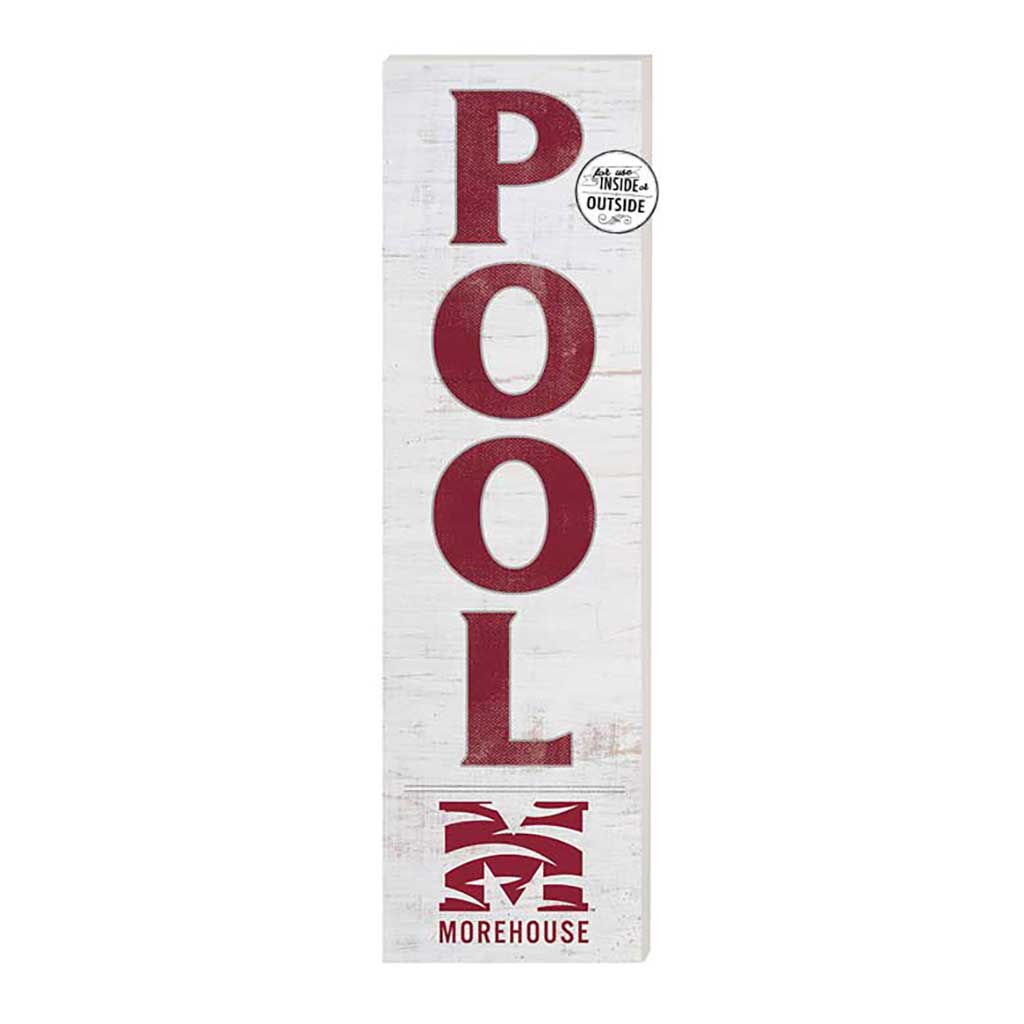 10x35 Indoor Outdoor Sign Pool Morehouse College Maroon Tigers