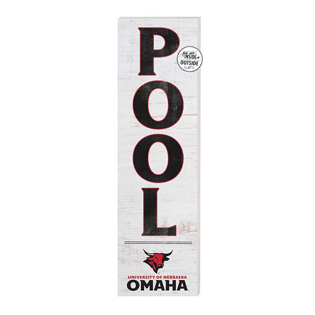 10x35 Indoor Outdoor Sign Pool Nebraska at Omaha Mavericks
