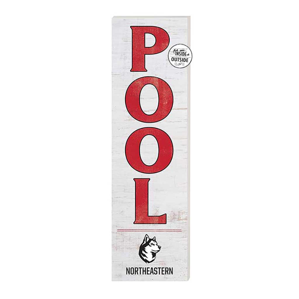 10x35 Indoor Outdoor Sign Pool Northeastern Huskies