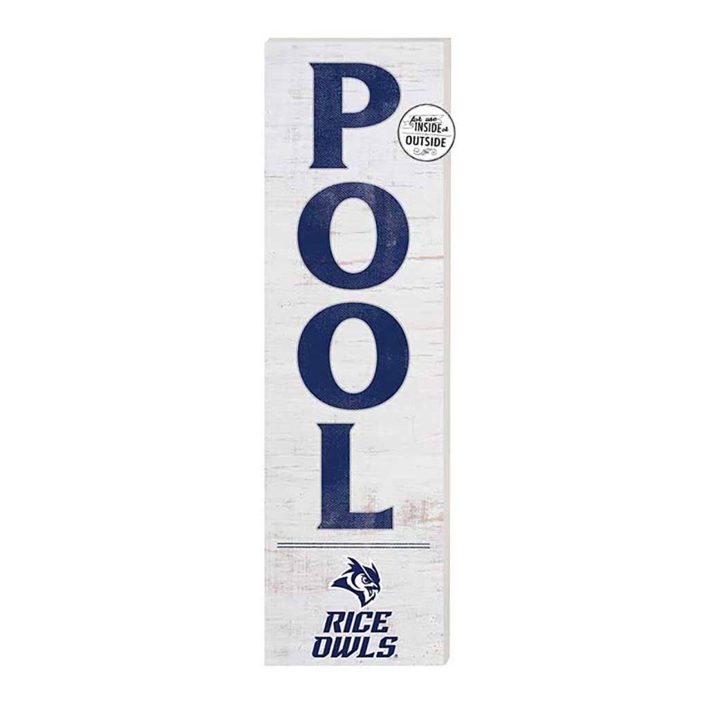 10x35 Indoor Outdoor Sign Pool Rice Owls