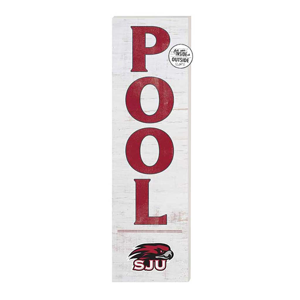 10x35 Indoor Outdoor Sign Pool Saint Joseph's Univ Hawks